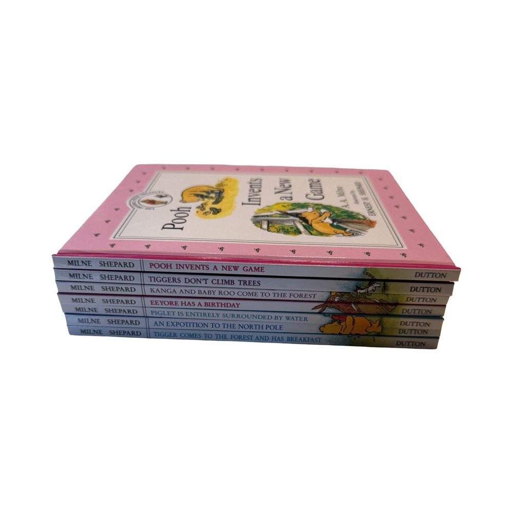 Winnie the Pooh A.A. Milne Hardcover 7 Book Set Dutton Childrens Books 2017